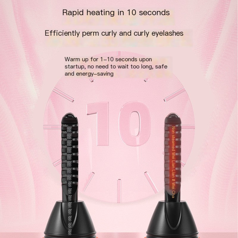 Electric Heated Eyelash Curler for Long-Lasting Curls