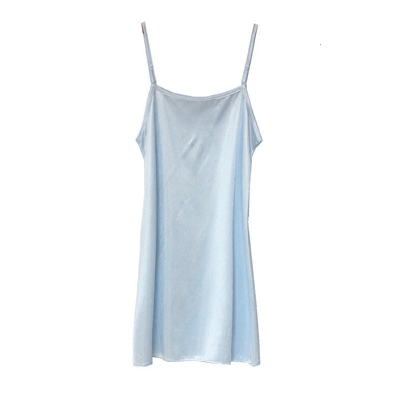 Thin Shoulder Strap Spring & Summer Dress Slip Petticoat
