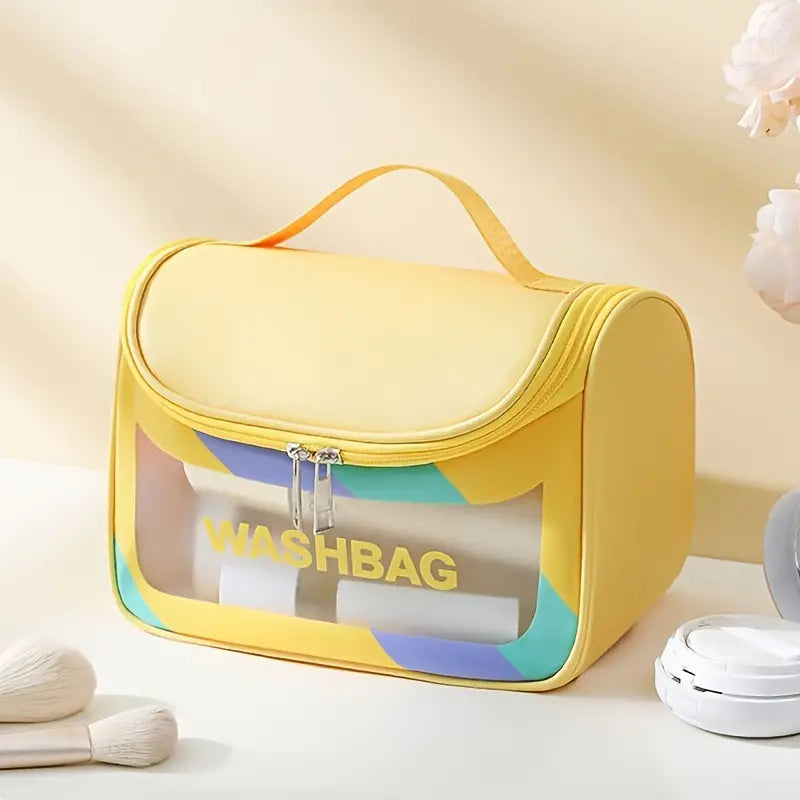 Portable Water-Resistant Clear Makeup Organizer Bag