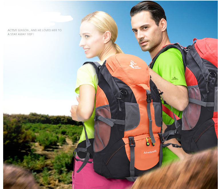 Foldable Outdoor Backpack 50L for Hiking and Travel