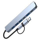 Type-C Docking Station 7-in-1 USB Hub for Huawei and Laptops
