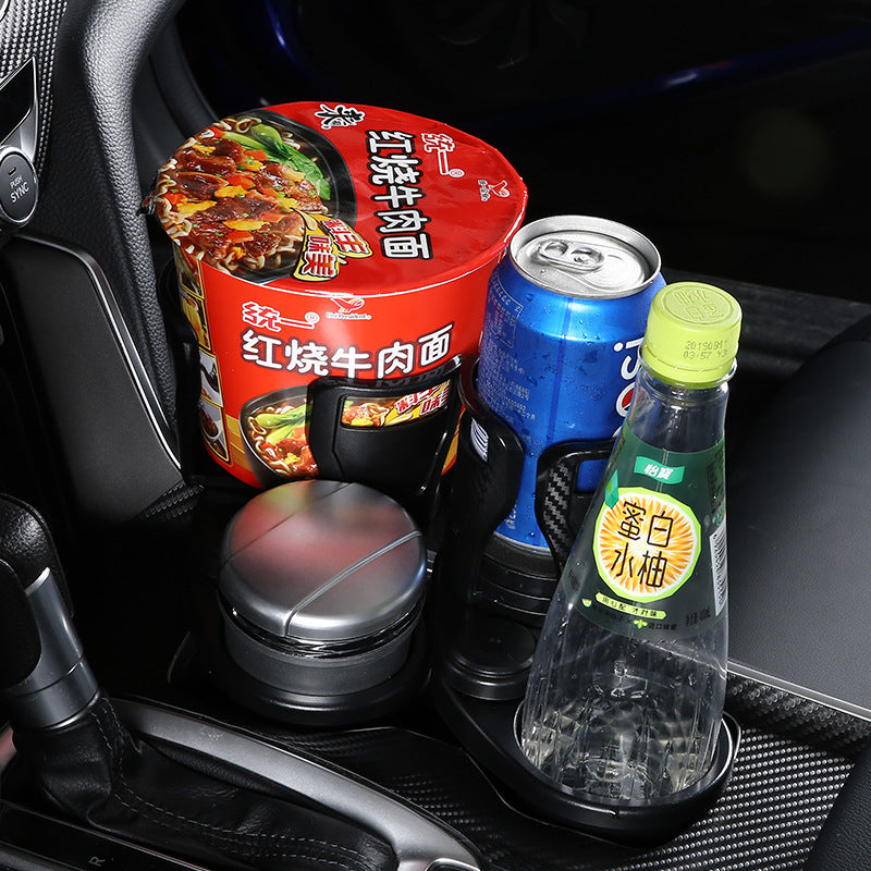 Car Cup Holder with Multi-Function Beverage Tray