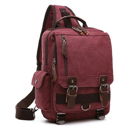 Casual Canvas Backpack for Outdoor Travel