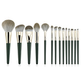 Holiday 12-Piece Makeup Brush Set for Eyes and Face