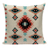 Bohemian Car Seat Cushion and Linen Pillow Cover