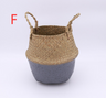 Handcrafted Woven Seagrass Basket and Planter