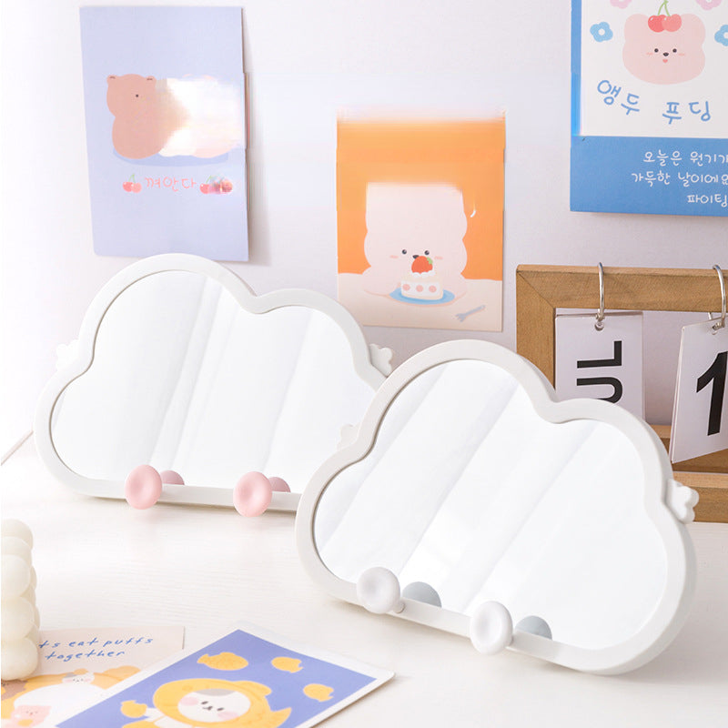 Cute Cartoon Cloud Wall Mounted Makeup Mirror