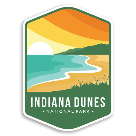Indiana Dunes National Park Sticker Decal Notebook Car Laptop 4"x5.5" (Color)