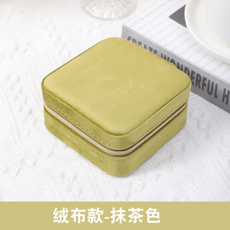Compact Jewelry Organizer Box for Travel and Storage