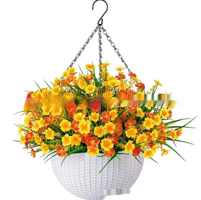 Violet Hanging Garden Basket