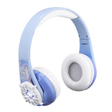 eKids Disney Frozen Bluetooth Headphones with EZ Link Wireless Headphones with Microphone and Aux Cord Kids Headphones for School Home or Travel