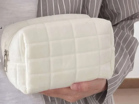 Korean Style Soft Cloud Makeup Bag