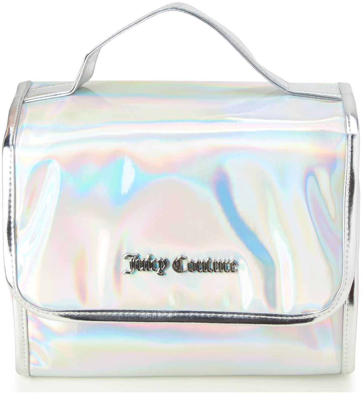 Juicy Couture Womens Toiletries Bag - Travel Makeup and Toiletries Hanging Organizer Set - Makeup Organizer Hanging Case Set Multicolor