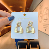 Korean S925 Silver Stud Earrings - Stylish & Versatile