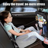 Car Seat Storage Bag with Kick Mat for iPad
