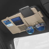Multifunctional Car Visor Storage Clip for Glasses and Cards