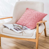 Chunky Knit Pillow Cover for Home Decor (No Insert)
