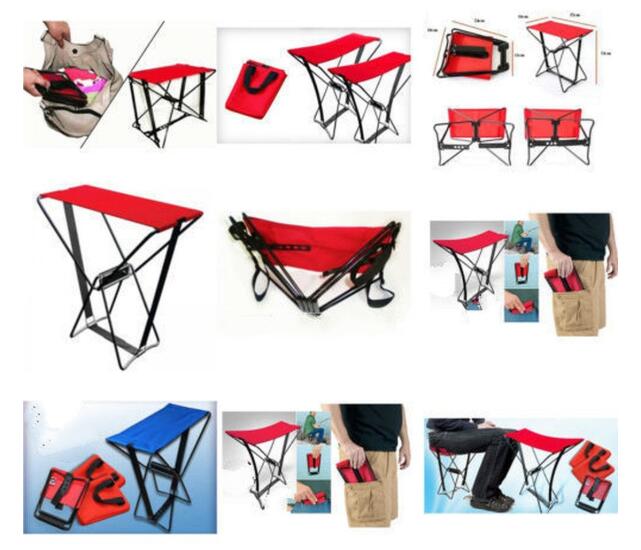 Pocket Folding Fishing Chair - Mini Relaxation Seat