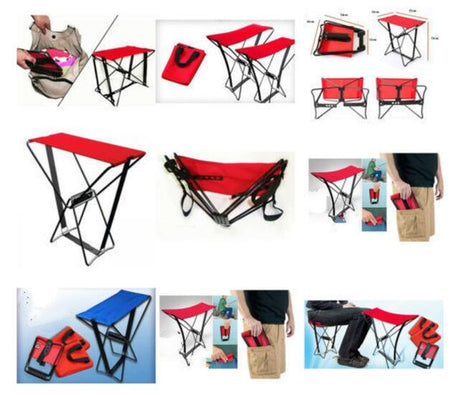Pocket Folding Fishing Chair - Mini Relaxation Seat