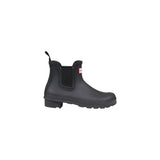 Hunter Black Recycled Polyester Ankle Boots