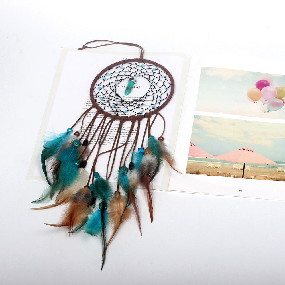 Feather Dream Catcher with LED Lights for Home Decor