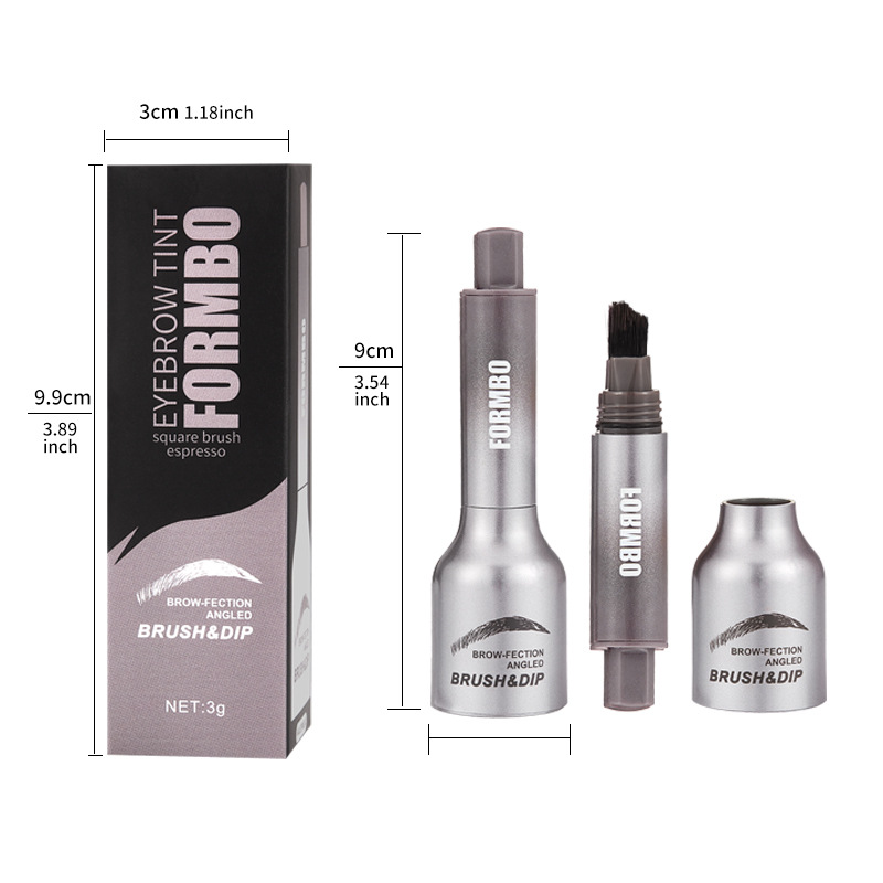 3D Eyebrow Brush with Pressing Head Eyebrow Cream