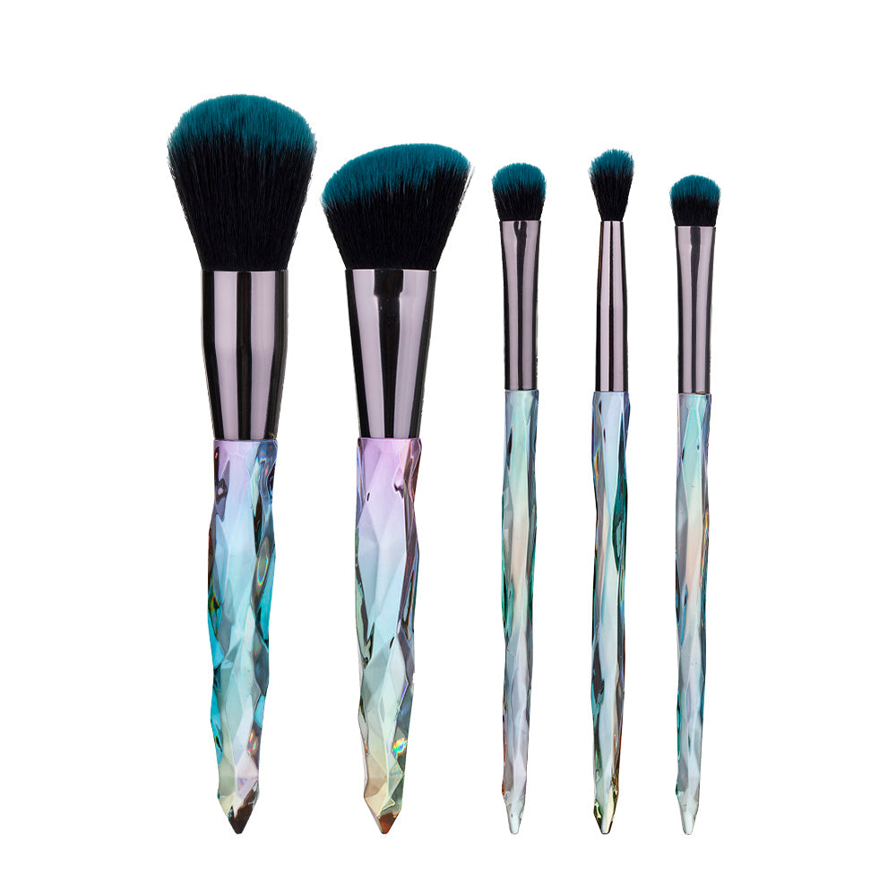 Crystal Diamond Makeup Brush Set for Beginners
