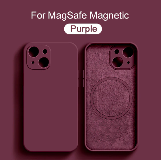 Magnetic Liquid Silicone Case For iPhones - Atlantic Shopping Mall