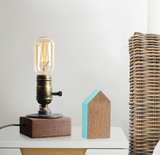 Industrial Pipe Table Lamp for Home or Bar Decor
