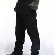 Men's Plus Size Waterproof Tactical Cargo Pants for Hiking