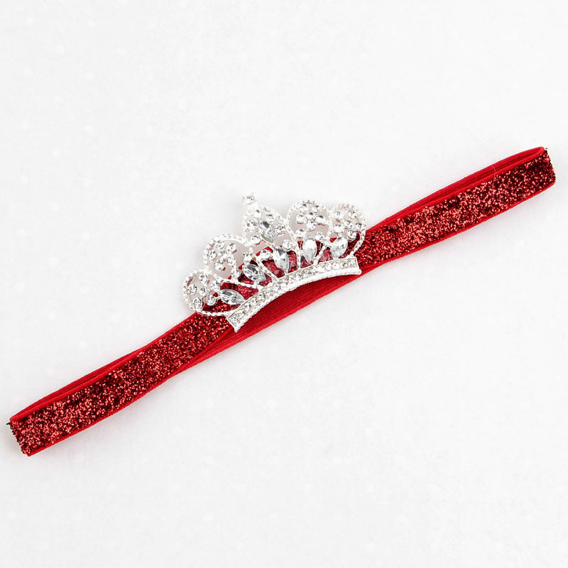 Crystal Crown Baby Headband for Kids' Hair