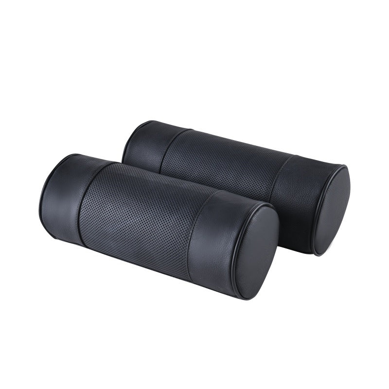 Wholesale Leather Car Headrest Neck Pillow with Memory Foam