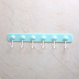 360° Rotating Kitchen Storage Rack with 6 Hooks