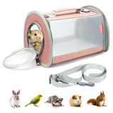 Small Animal Carrier Bag Portable Guinea Pig Travel Carrier Breathable Small Pet Bag for Guinea Pig Bird Rabbit Hamster Chinchilla Hedgehog Sugar Glider Outgoing Travel Carrying Case