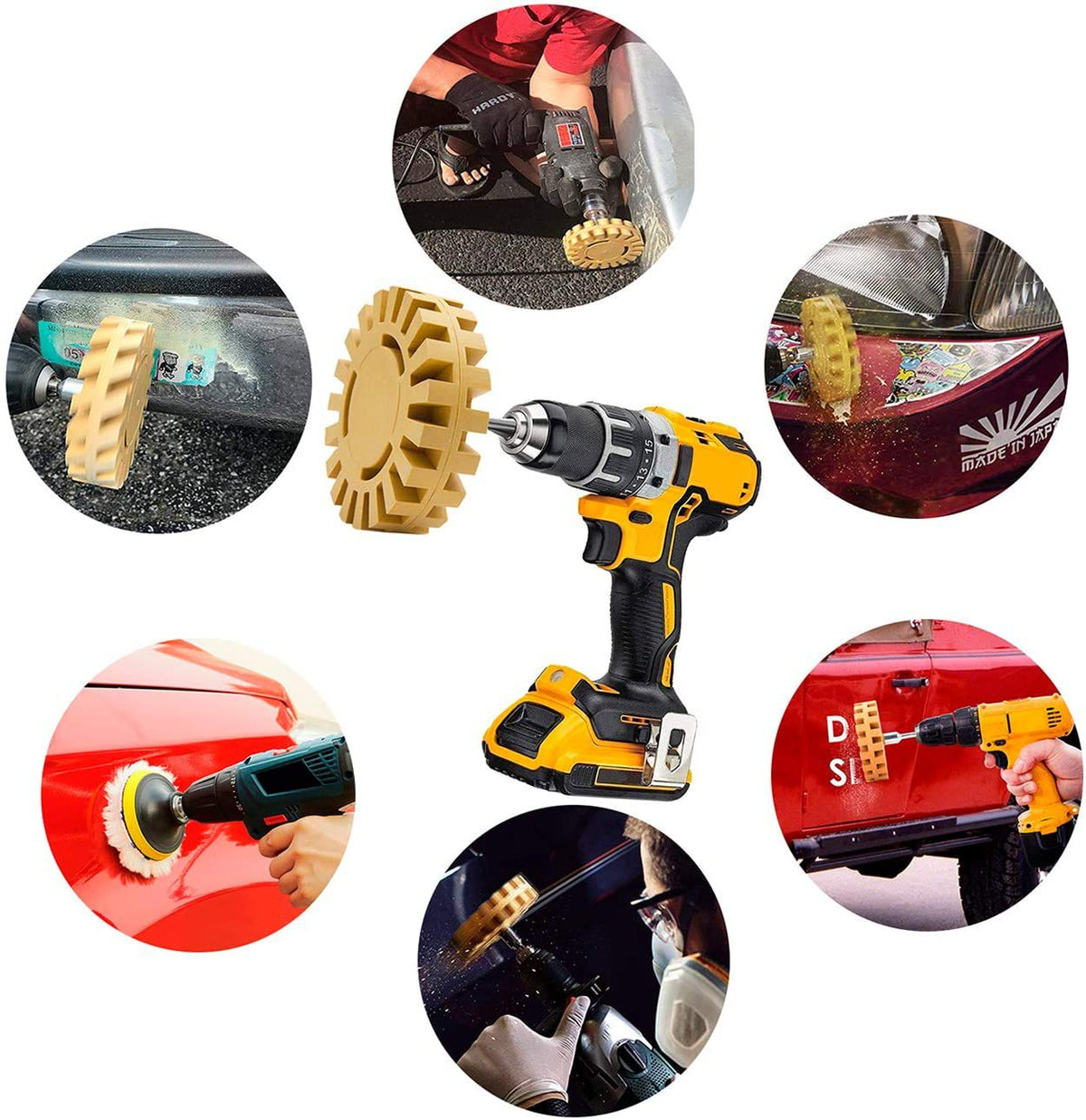 13-Piece 4-Inch Car Decal Removal Tool Set