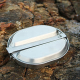 Stainless Steel 304 Round Lunch Box for Outdoor Camping