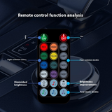 Car Colorful Optical Fiber Ambient Light with Voice Control and Remote