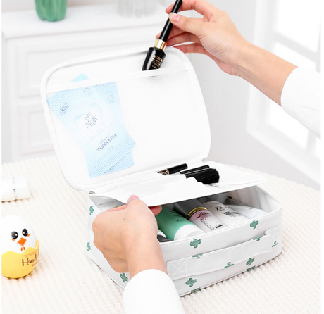 Portable Travel Makeup Bag and Toiletry Organizer