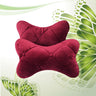Car Headrest Neck Pillow Winter Plush Side Support