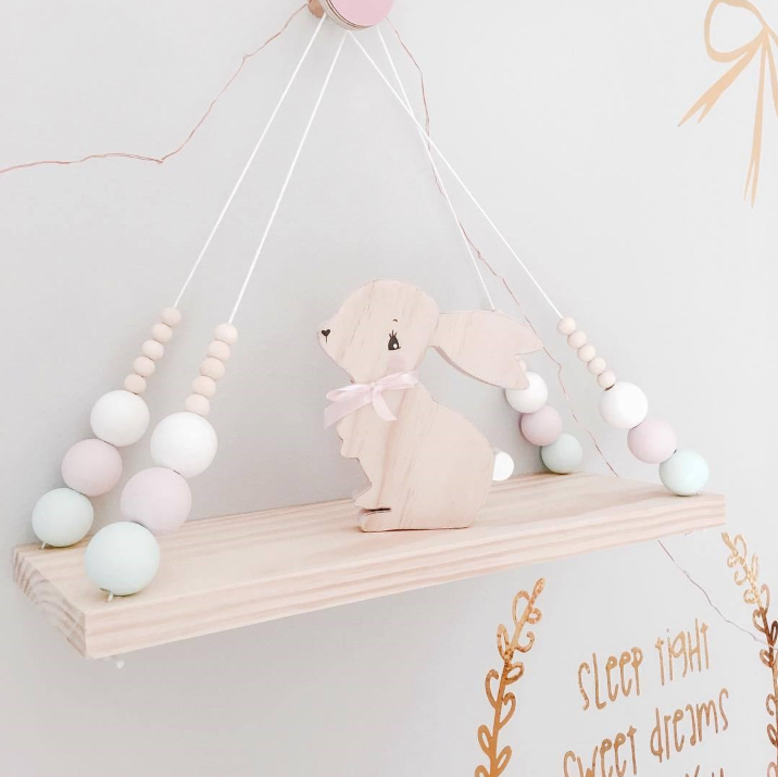 Nordic Style Wooden Macaron Bead Storage Board