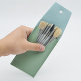 Mini 8-Piece Makeup Brush Set with Soft Matte Finish