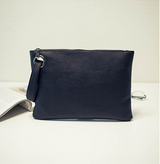 Dark Grain PU Casual Office Bag
