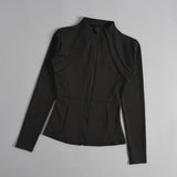 Long Sleeve Slim-Fit Fitness Jacket