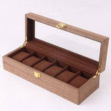 Vintage Wooden Watch Box for 6, 10, 12 Watches