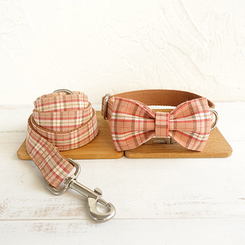 Pet Accessories Bowtie Dog Leash Set