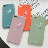 3D Bear Avocado Phone Case for iPhone and Oppo A9