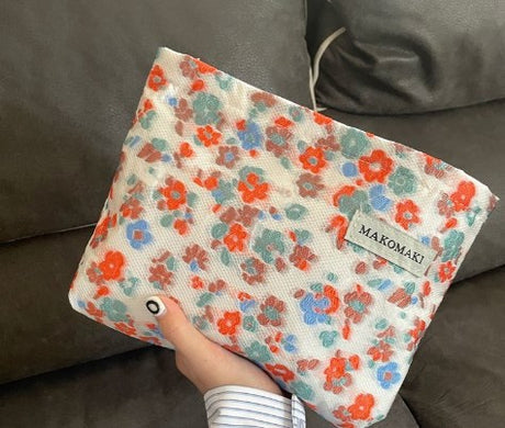 Kawaii Floral Travel Cosmetic Storage Bag and Organizer