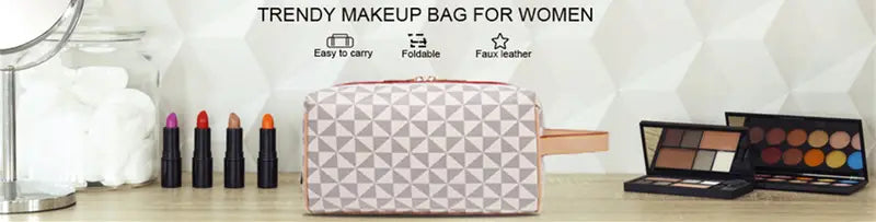 Portable Travel Makeup and Toiletry Organizer Bag