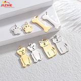 Polished Stainless Steel Pet Accessories for DIY Crafts