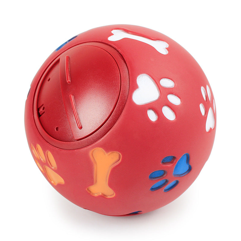 Bite-Resistant Spherical Milky Rubber Pet Toy Ball